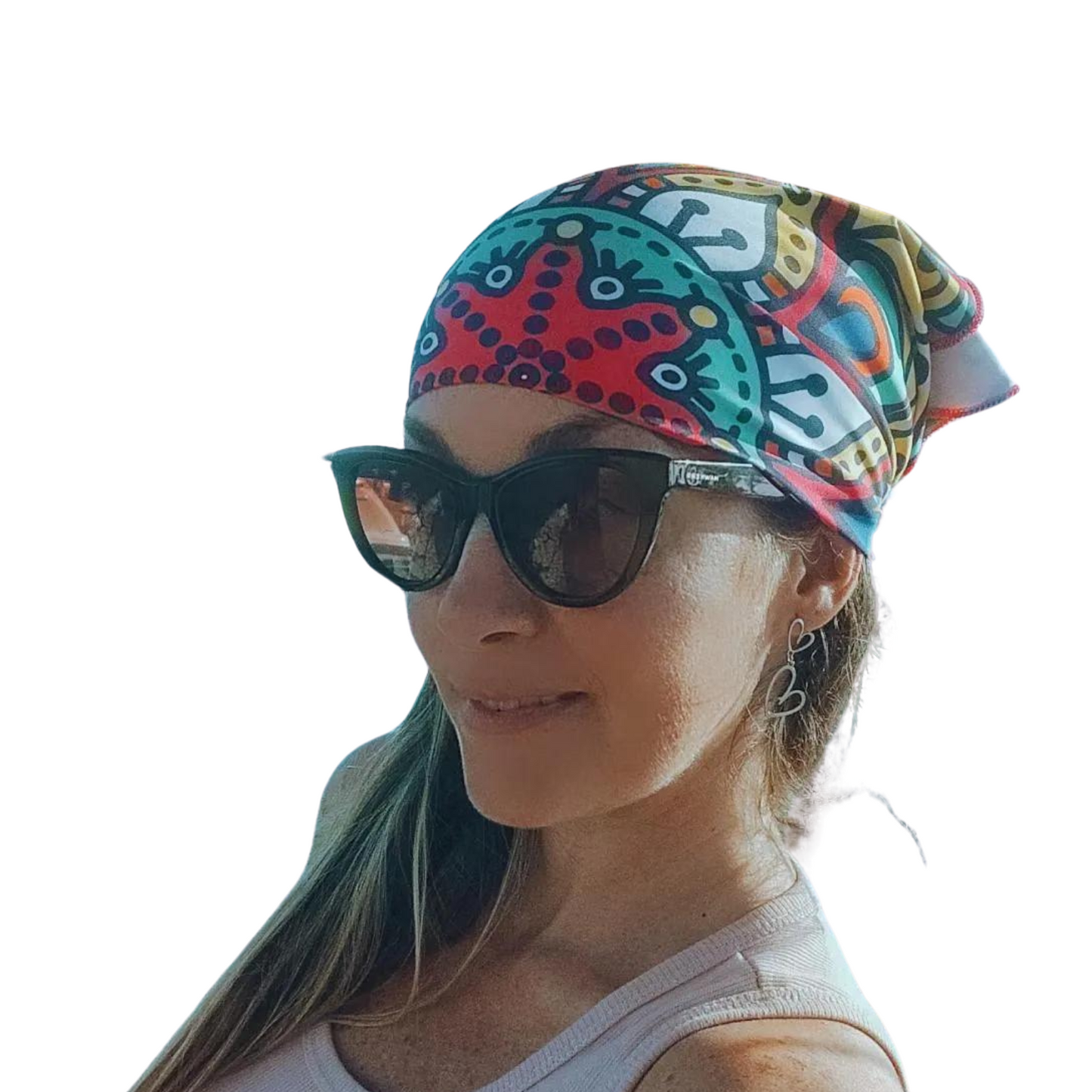 PAÑOLETA MANDALAS FUCSIA