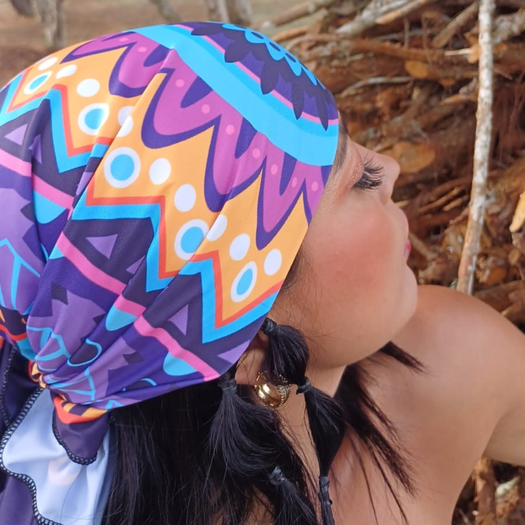 PAÑOLETA MANDALAS PURPLE