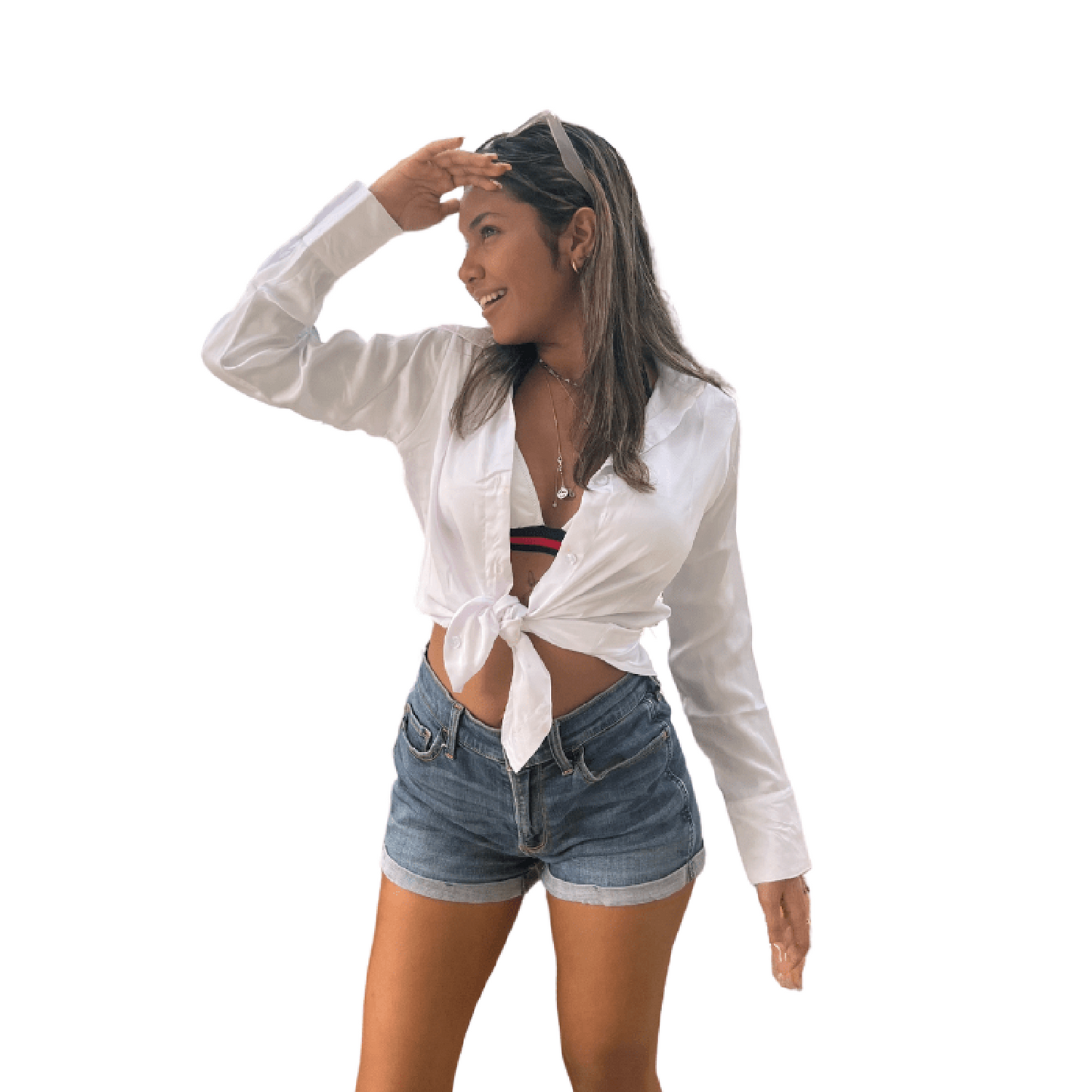 BLUSA DE SEDA ANSE BLANCA