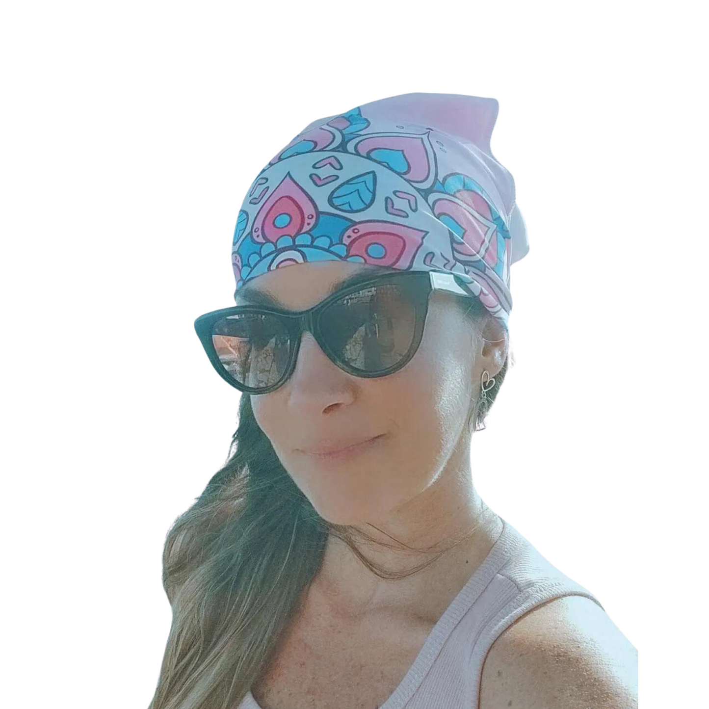 PAÑOLETA MANDALAS ROSADA