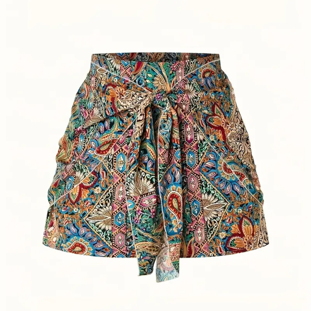 FALDA SHORT ESTAMPADO