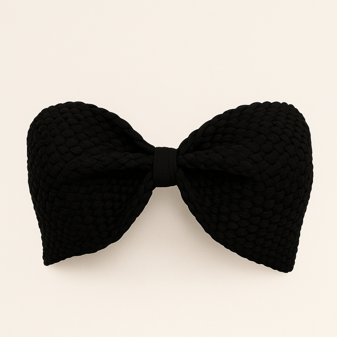 TOP EN MACRAME NEGRO