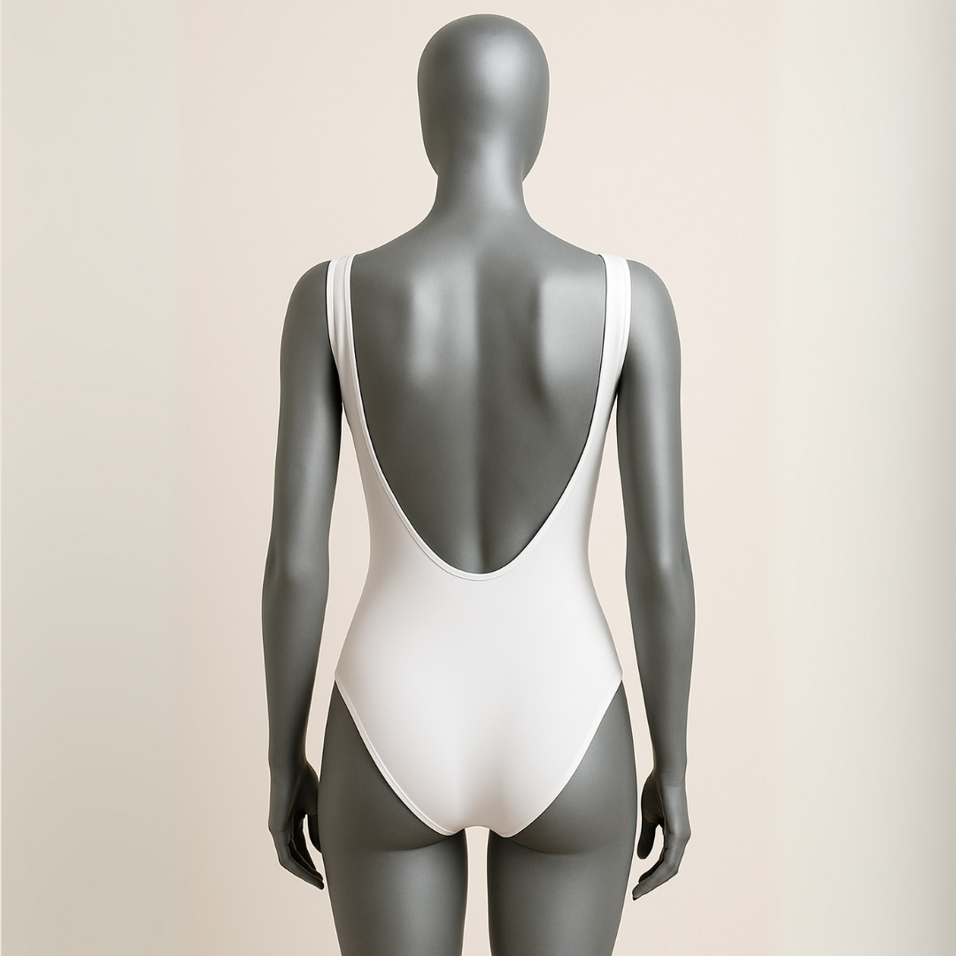Enterizo Blanco Nudo