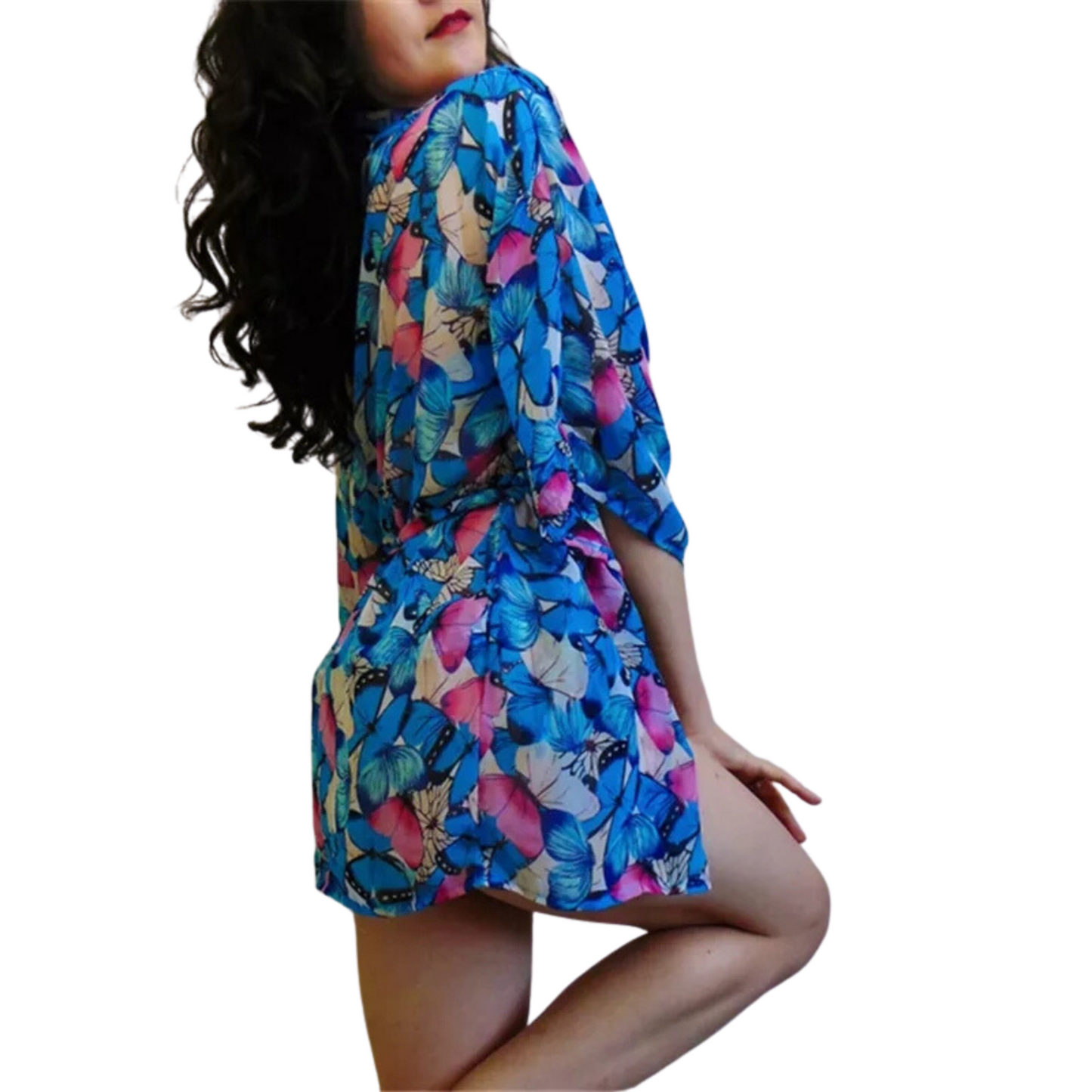KIMONO PLAYERO ESTAMPADO