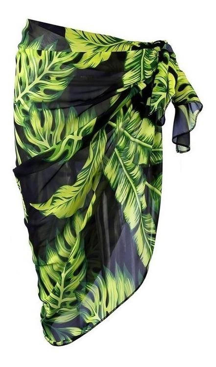 PAREO ESTAMPADO HOJAS