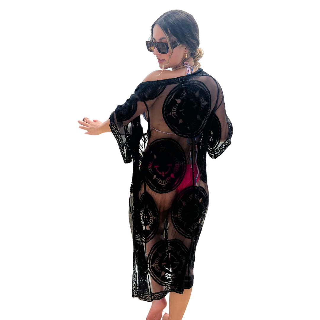 KIMONO PLAYERO NEGRO