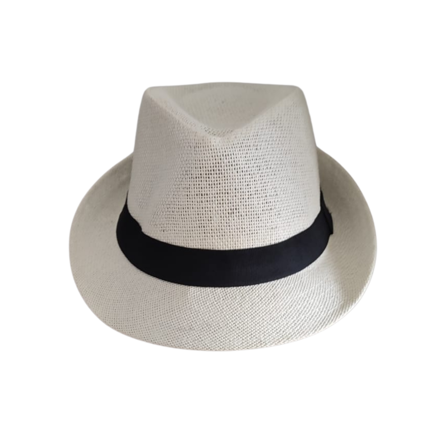 SOMBRERO BEIGE Y NEGRO