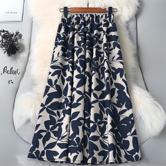 FALDA LARGA FLORAL
