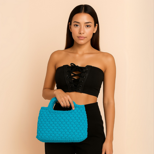 TOP EN MACRAME NEGRO