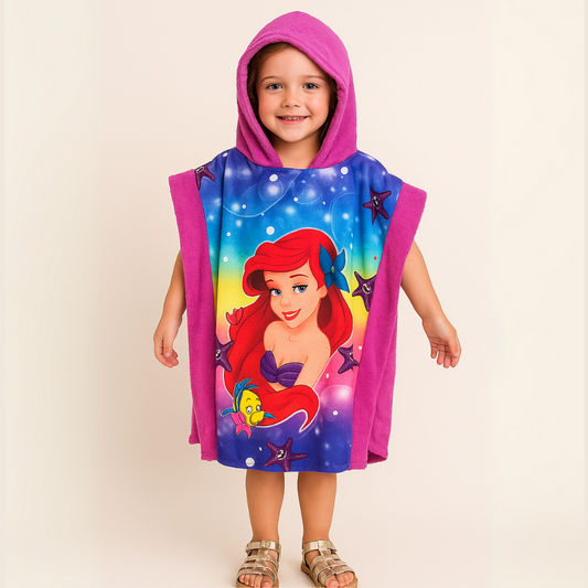 TOALLA DE PLAYA INFANTIL SIRENITA