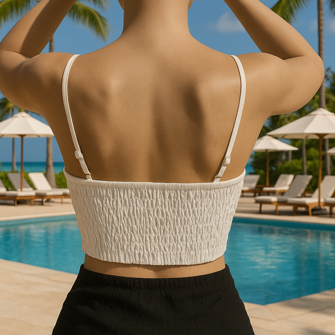 CROP TOP BLANCO