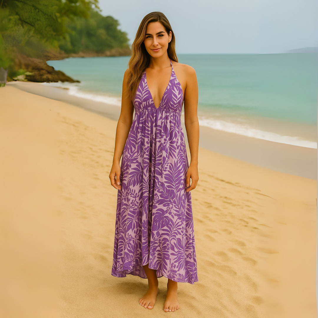 VESTIDO LUPE MORADO
